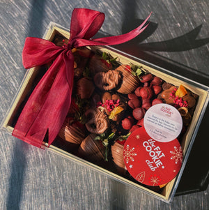 Close-up of cereal box dessert gift
