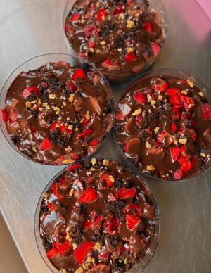 Chocolate Mud Pie – Strawberry Pudding