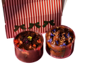 Chocolate Lover pudding box with two dessert jars
